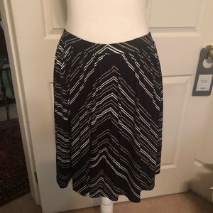 Black and white skirt